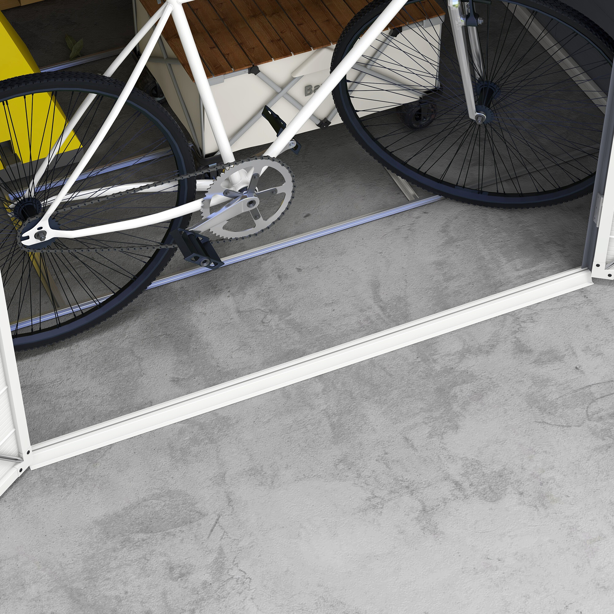 Outsunny Gerätehaus grau B/H/L: ca. 190x228x240 cm