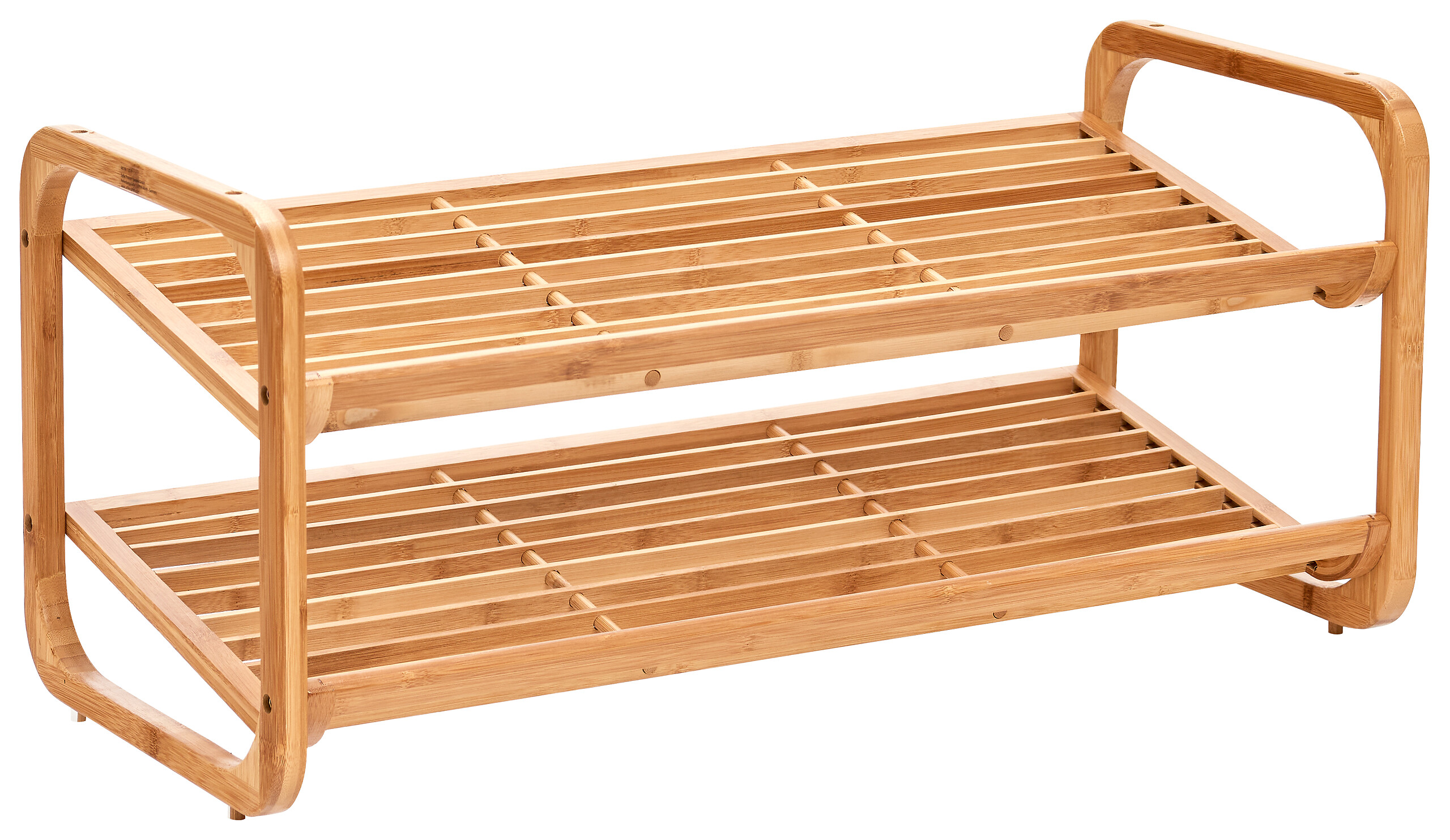 Zeller Schuhregal natur Bambus B/H/T: ca. 74x33x33 cm