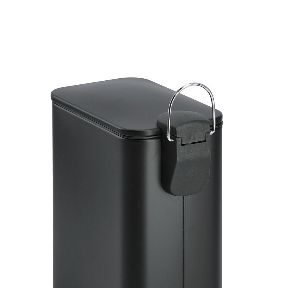 Zeller Treteimer schwarz B/H/L: ca. 14x29x28,7 cm