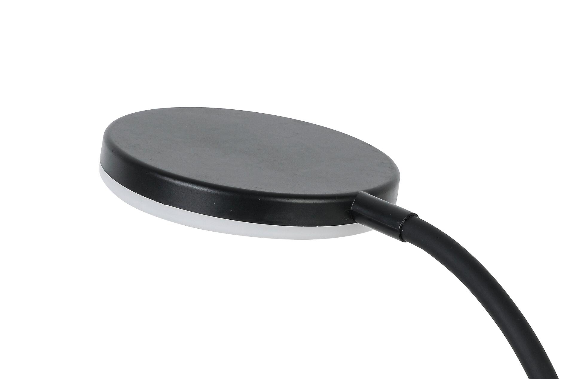 Nolo Tischleuchte Noah schwarz Kunststoff B/H/L: ca. 6,5x52x14 cm