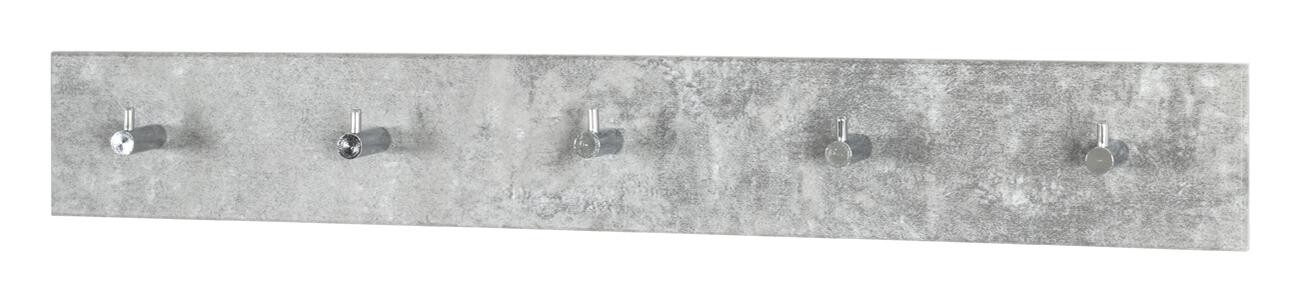 Garderobenleiste Beton Optik B/H/T: ca. 57x8x5 cm