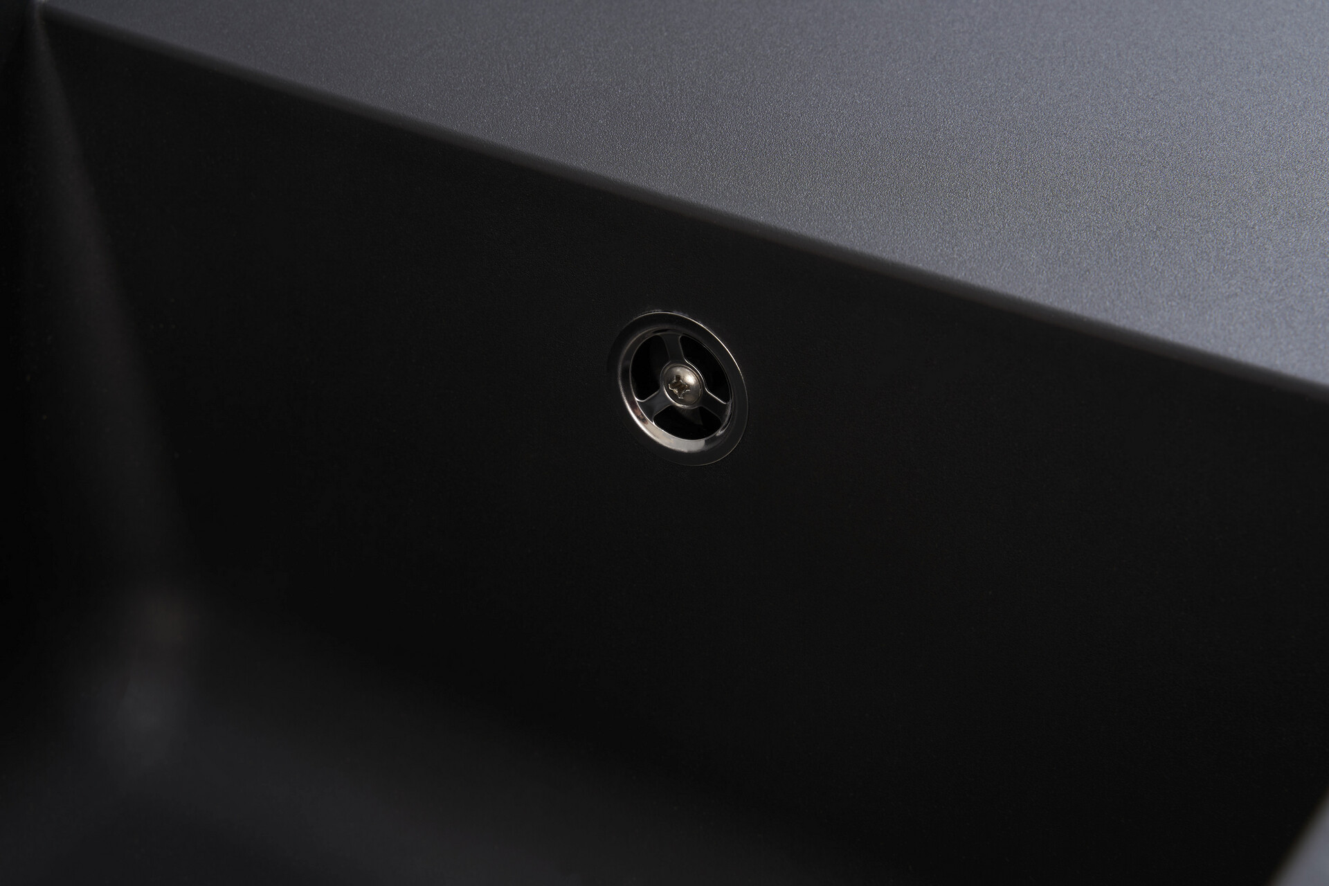 Respekta Einbauspüle Denver 86 x 50 S schwarz Mineralite B/H/T: ca. 86x20x50 cm