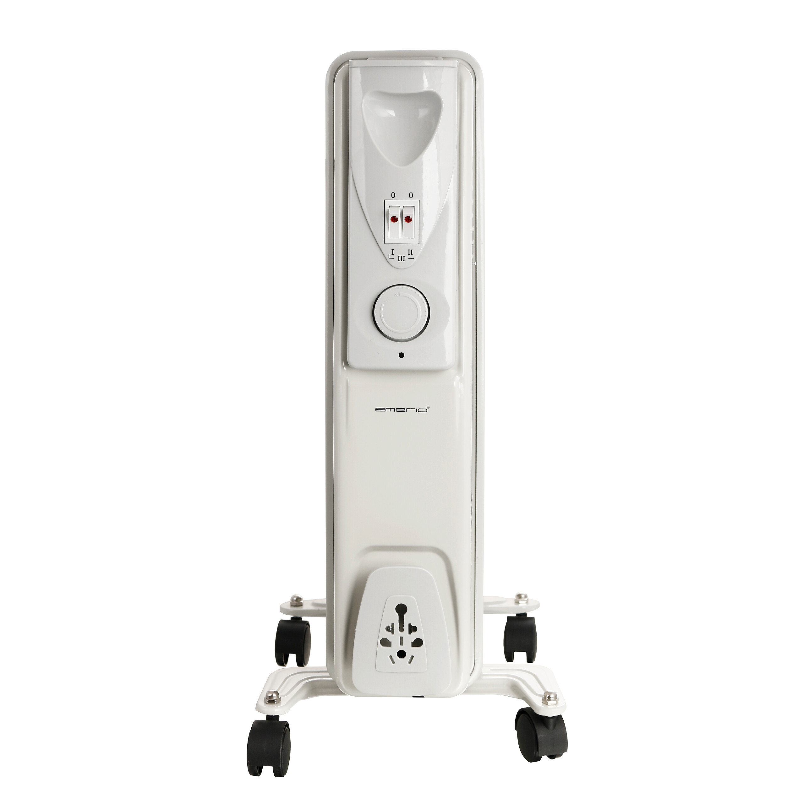 Ölradiator weiß Metall Kunststoff B/H/L: ca. 25x41x63 cm ca. 1500 W