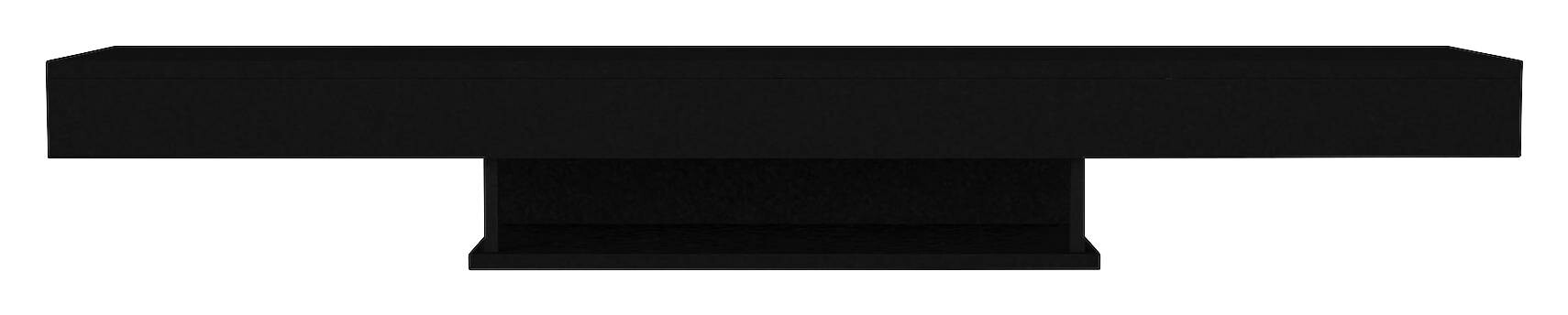 TV-Lowboard Alberes schwarz B/H/T: ca. 150x22x29,6 cm