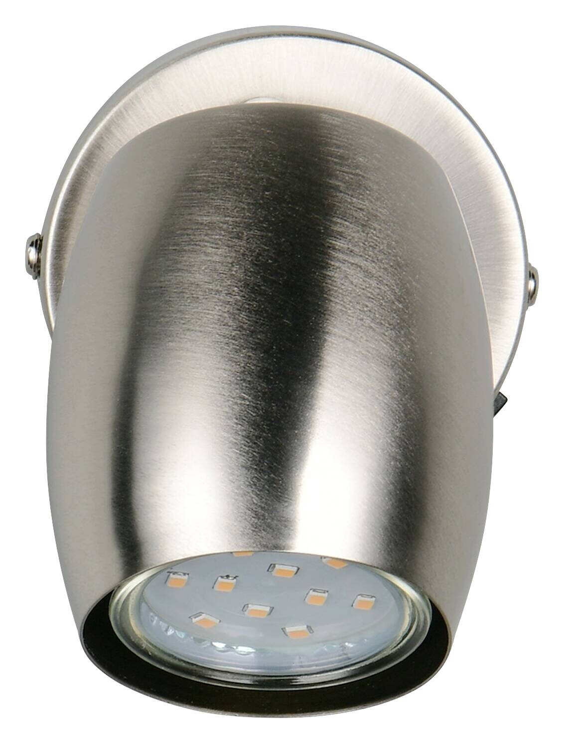 Reality Leuchten Spots Nancy nickel matt Metall B/H/L: ca. 9,5x14x8 cm GU10 1 Brennstellen