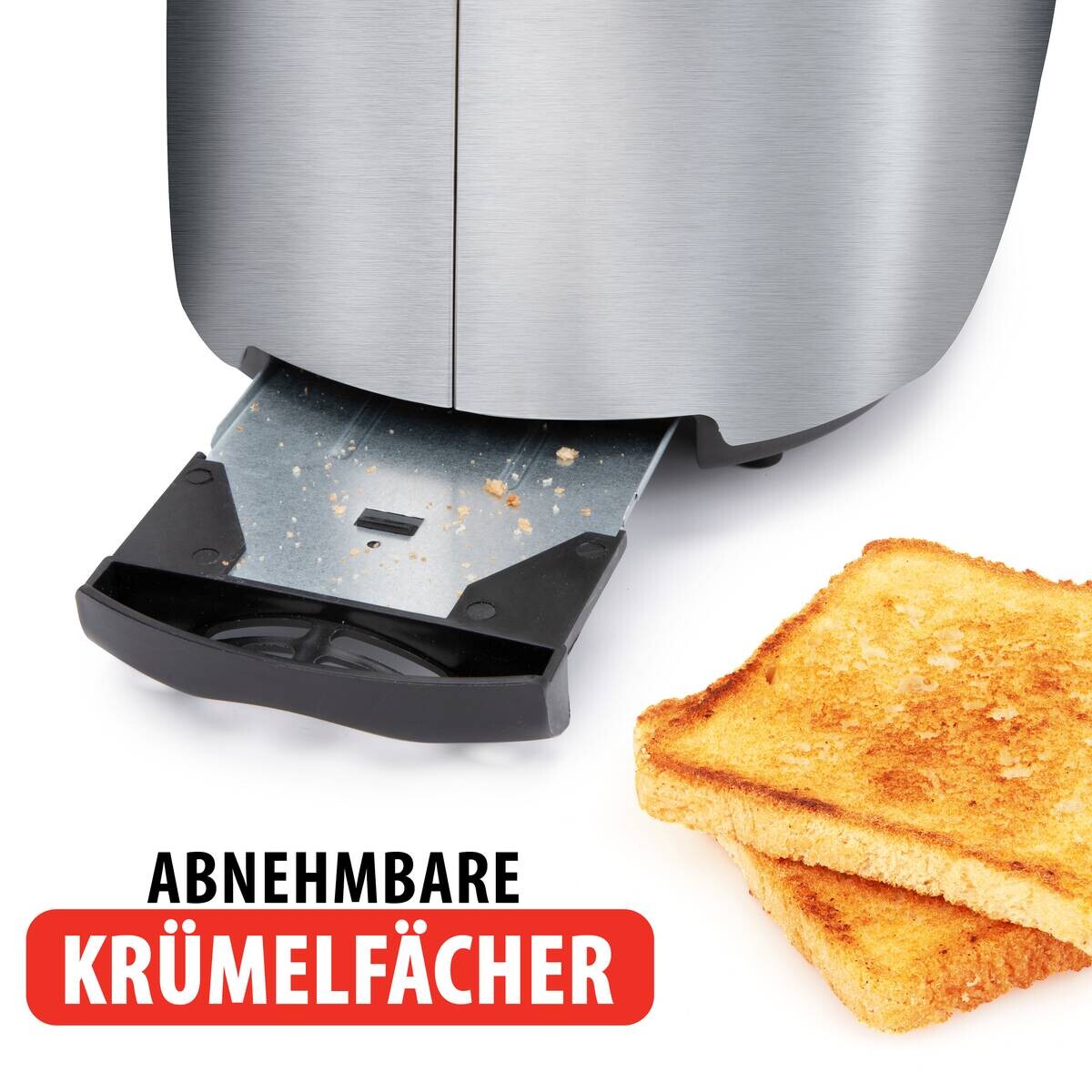 alpina Toastautomat silber Edelstahl