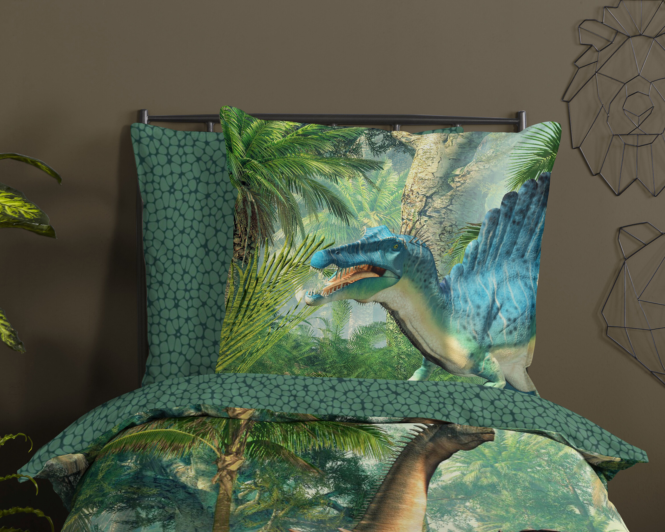 Baumwoll Bettwäsche Jurassic Renforce