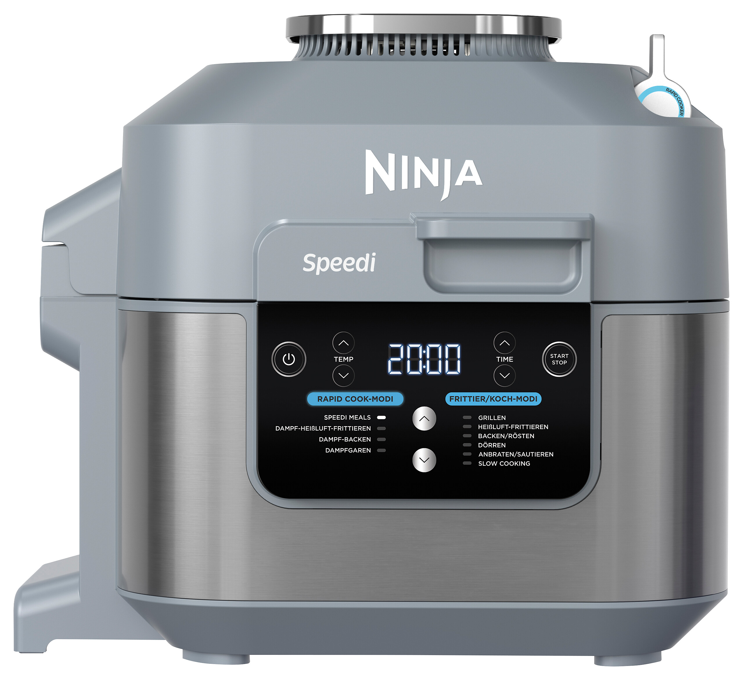 Ninja Heißluftfritteuse ON400EU grau Kunststoff B/H/L: ca. 33x31x35 cm ca. 5,7 l