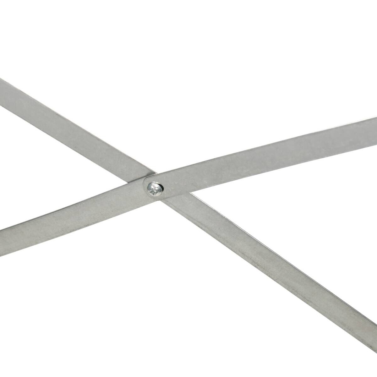 Outsunny Hochbeet hellgrau Stahl B/H/L: ca. 90x59x180 cm