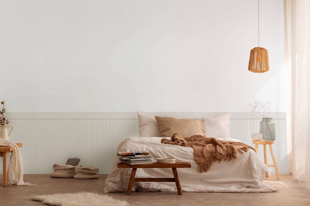 Vliestapete Holzoptik weiß B/L: ca. 106x5000 cm