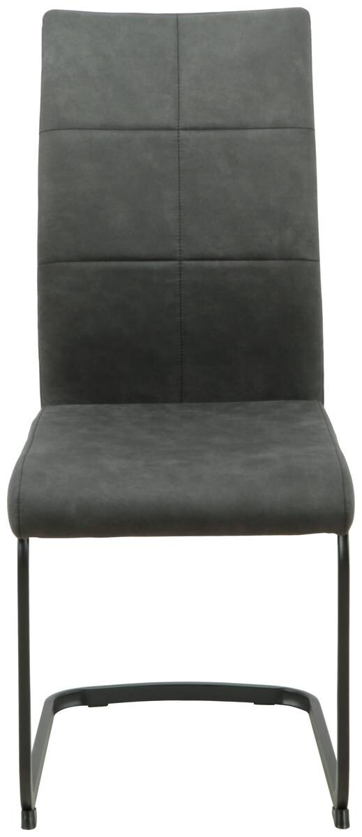 Schwingstuhl Melanie anthrazit Microfaser B/H/T: ca. 43x98x60 cm