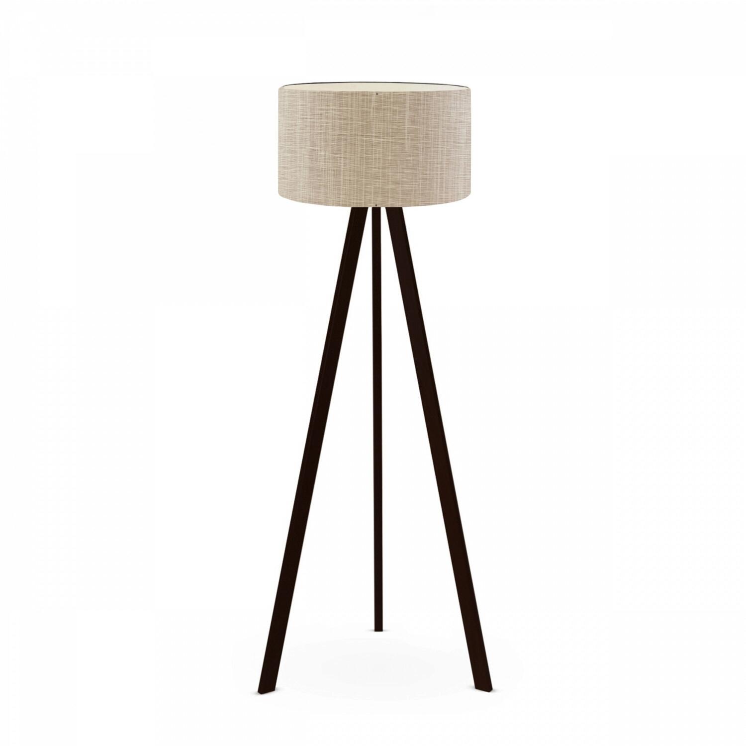 Opviq Stehleuchte PVC MDF B/H/T/L/D: ca. 38x140x38x38x38 cm E27 1 Brennstellen