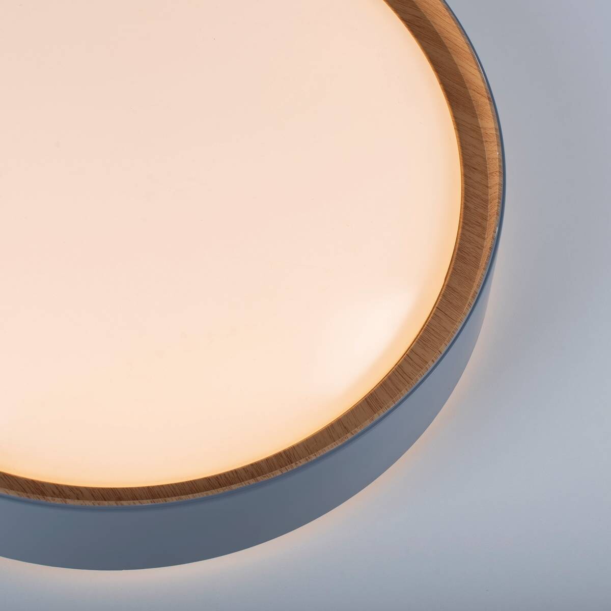 Just Light LED-Deckenleuchte EMILIA 14347-15 grau Kunststoff Metall B/H/D: ca. 40x10x40 cm 1 Brennstellen