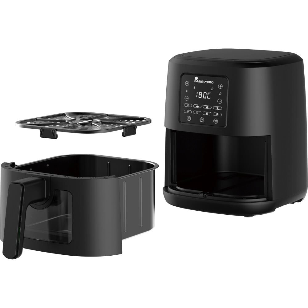 Masterpro Heißluftfritteuse schwarz Kunststoff ca. 4 l