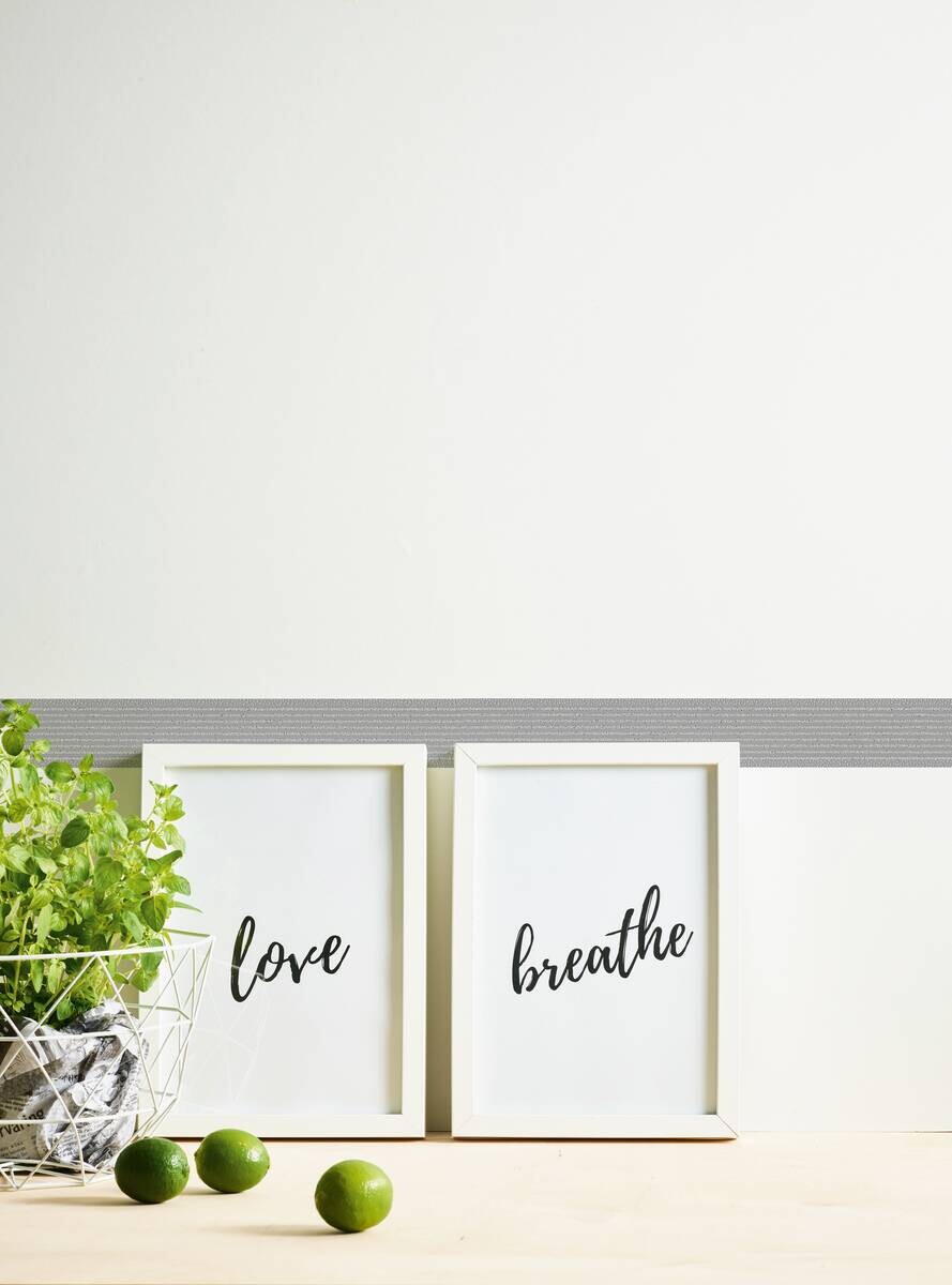 A.S.Creation Bordüre grau B/H/D: ca. 5x500x8 cm