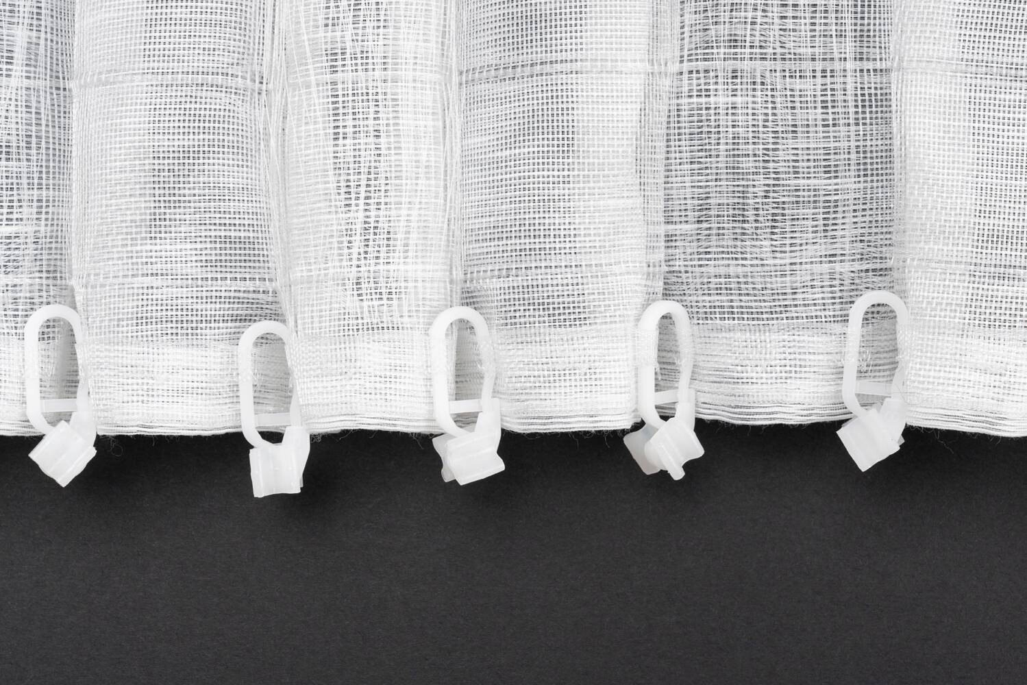 Kombivorhang 2er Pack Soft weiß B/L: ca. 135x245 cm