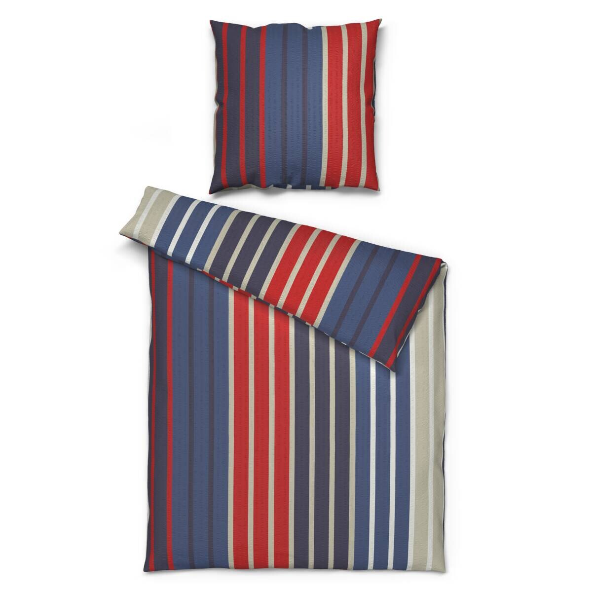 Baumwoll Bettwäsche Seersucker