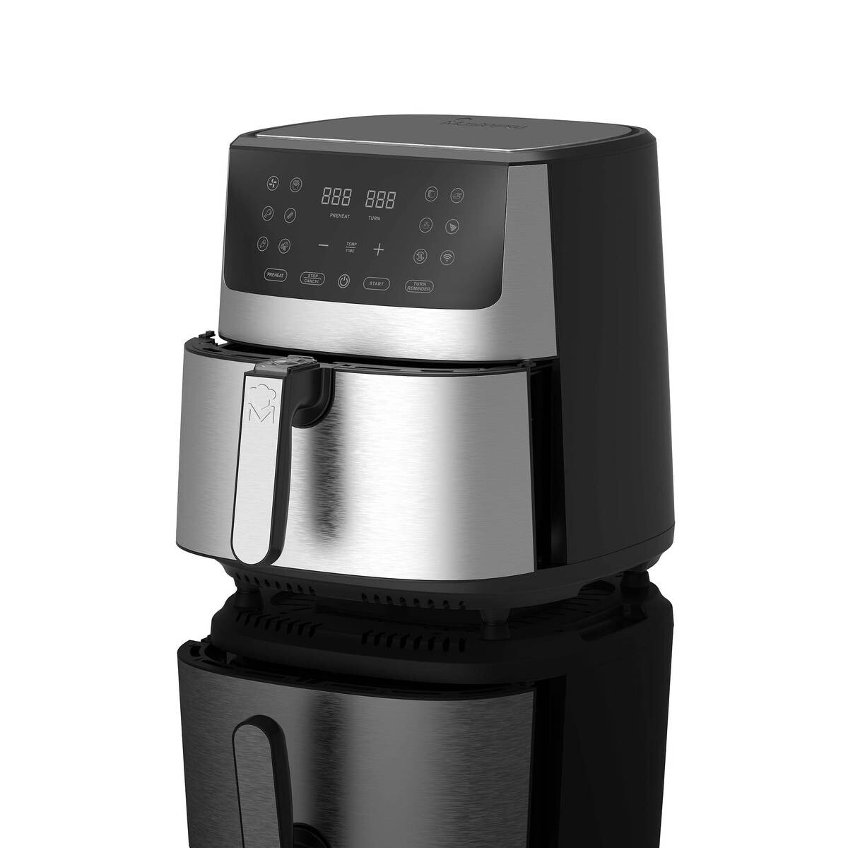 MASTERPRO Heißluftfritteuse BGMP-9344 I-Rocket silber Kunststoff B/H/T: ca. 40x41x35,5 cm ca. 6 l