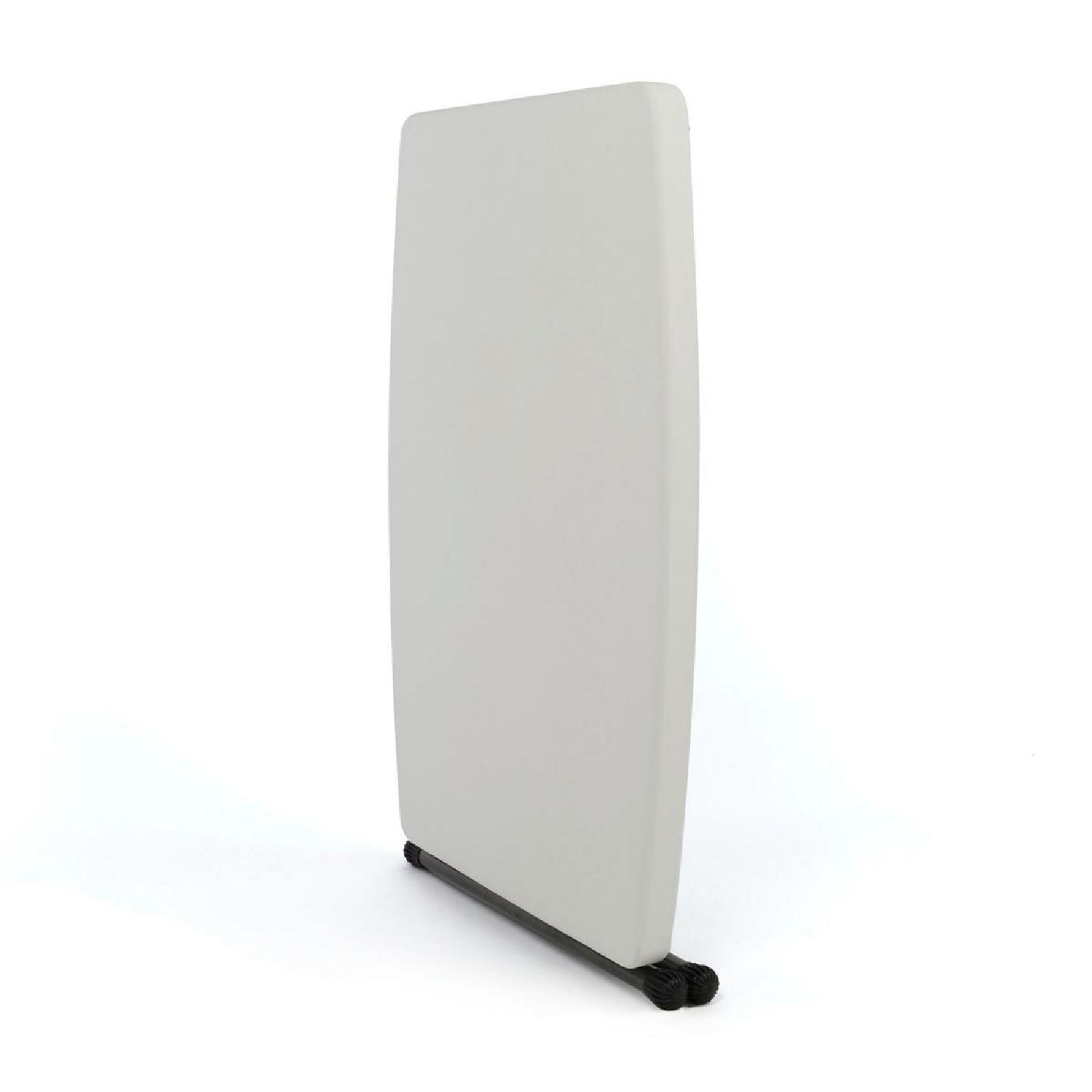 VCM Gartentisch weiß Kunststoff B/H/T: ca. 50x76x70 cm