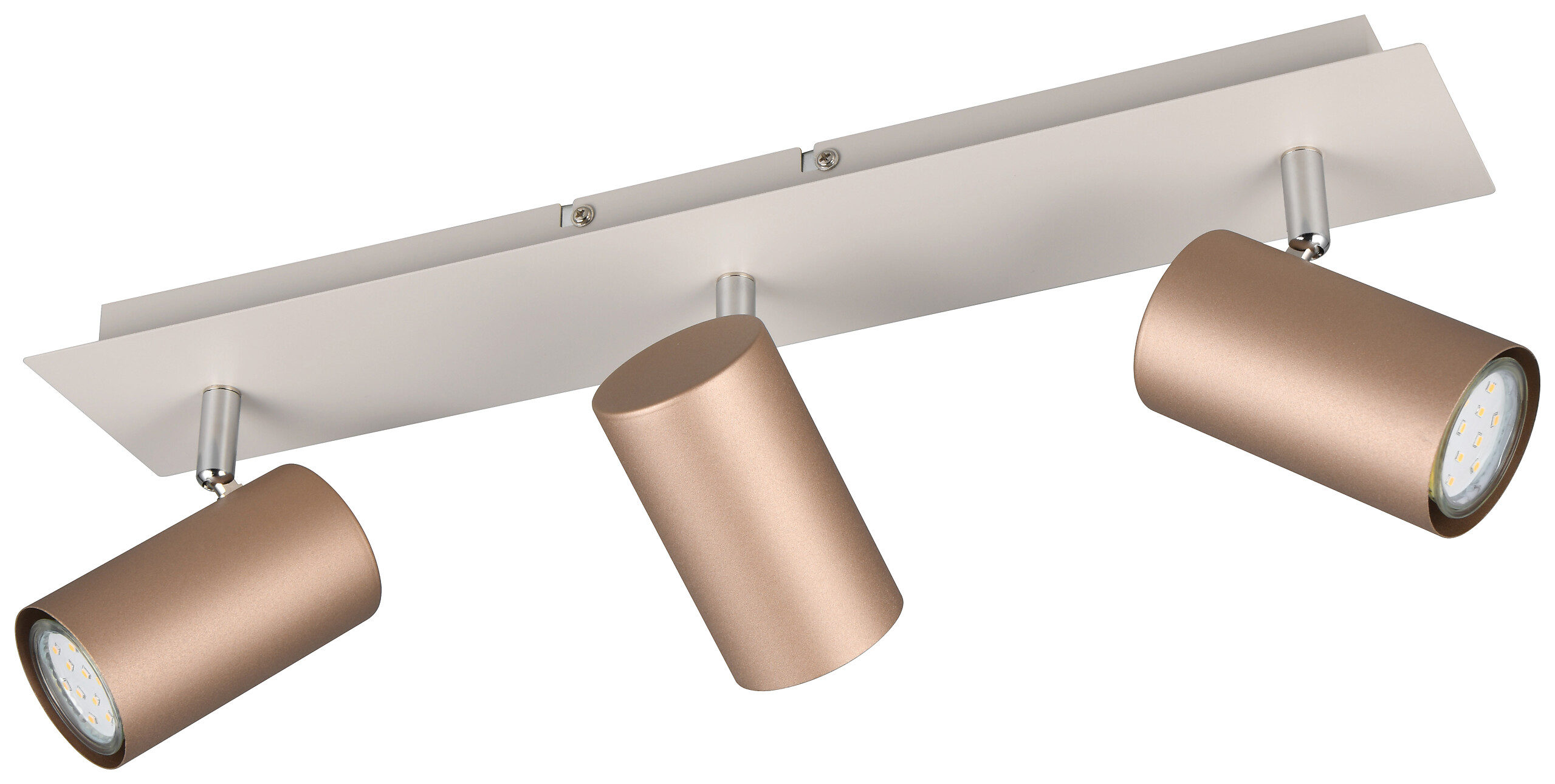 Reality Leuchten Spots Marley kaffee B/H/L: ca. 48x15x9 cm null 3 Brennstellen