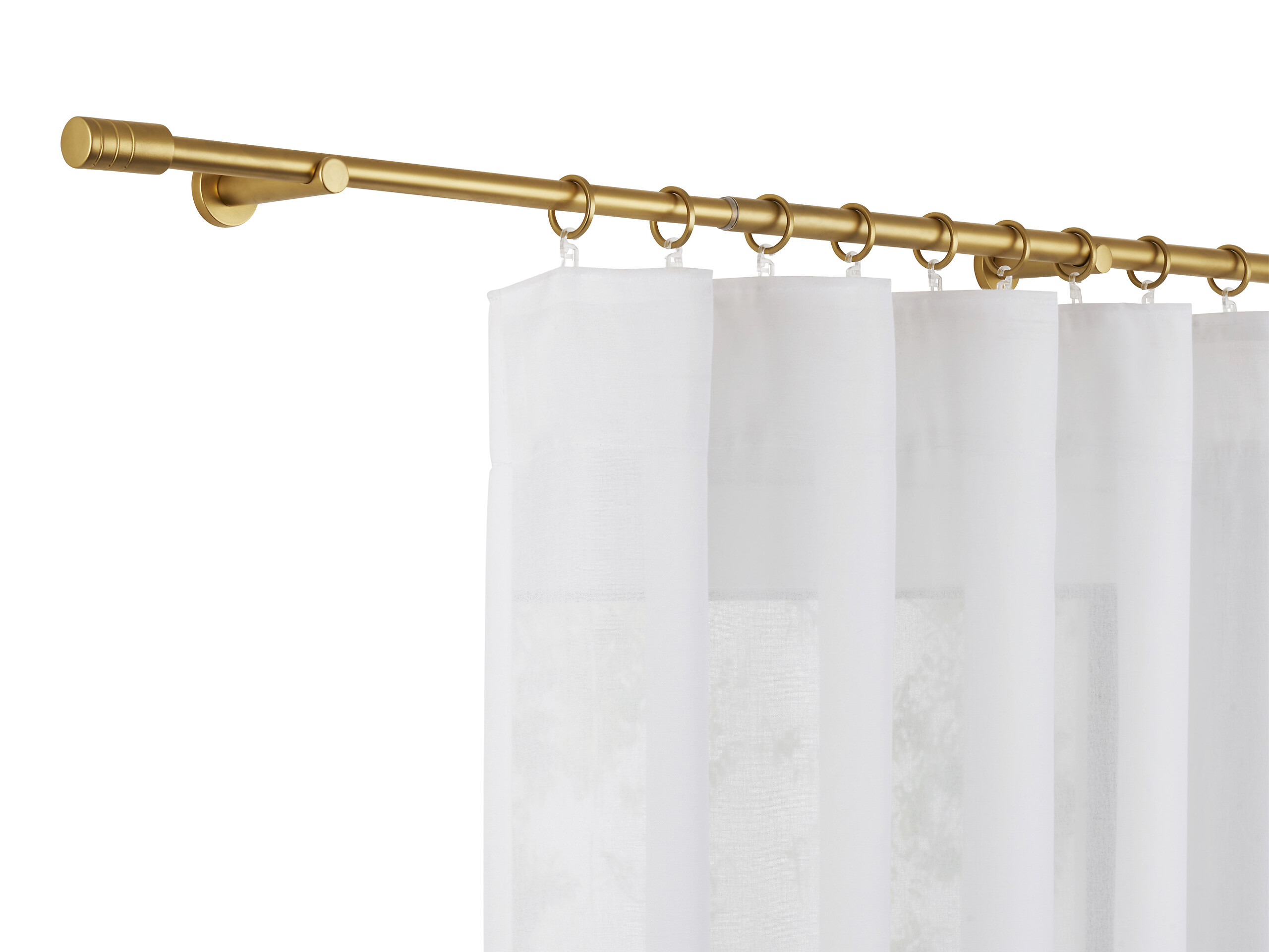 ondeco Stilgarnituren rillcube gold Metall ausziehbar von ca. 120 bis 210 cm 1.0 Läufe