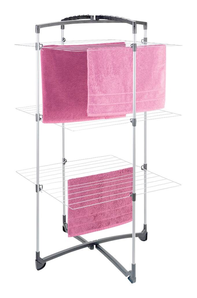 Metaltex Turmwäschetrockner silber