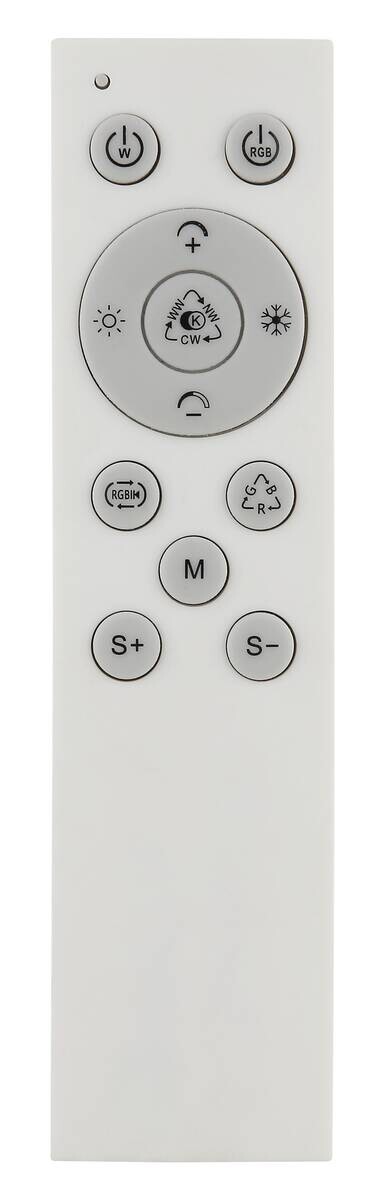 GLOBO LED-Deckenleuchte Opal weiß Metall Kunststoff B/H/L: ca. 38x4x51 cm 1 Brennstellen