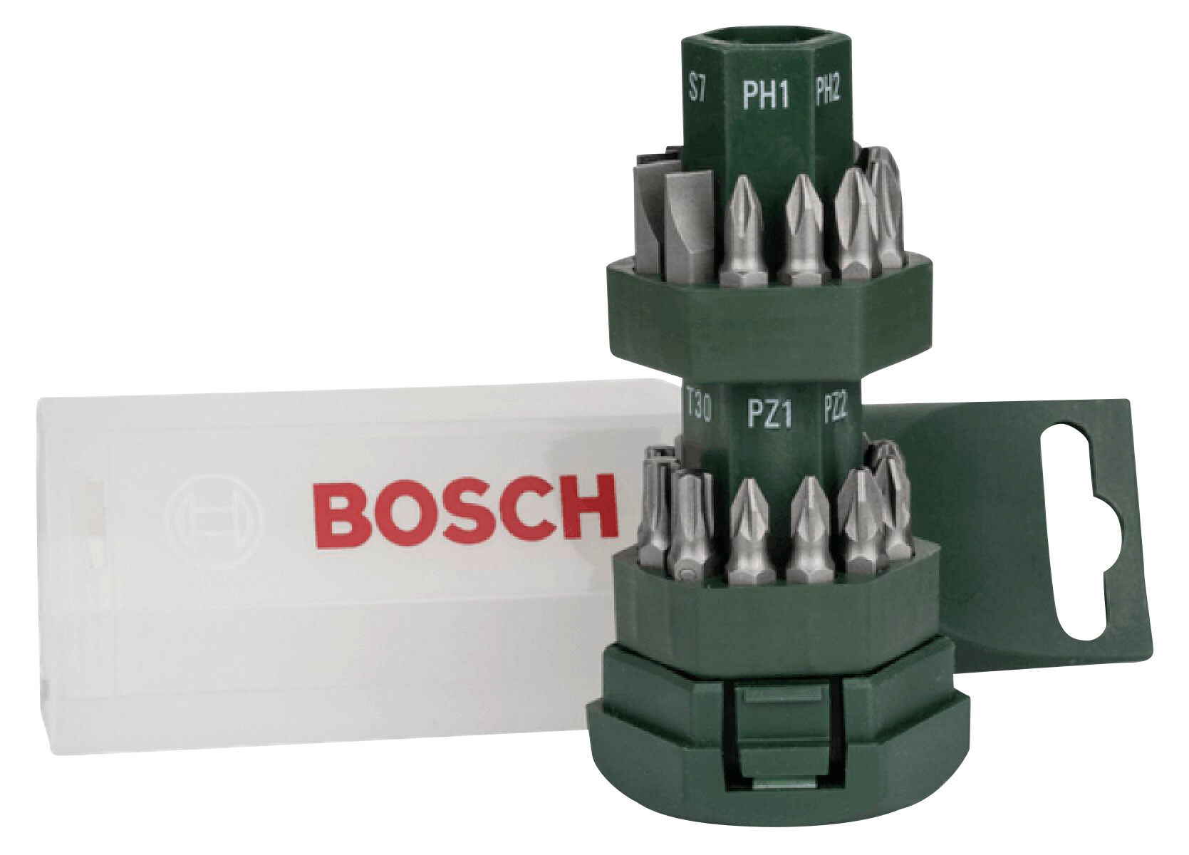 Schrauberbit-Set grün