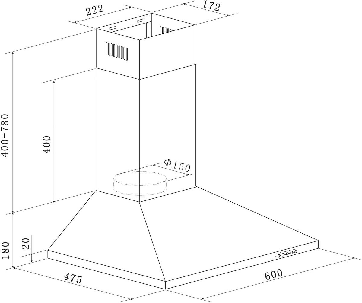 Respekta Küchenblock Economy weiß matt B/H/T: ca. 270x200x60 cm