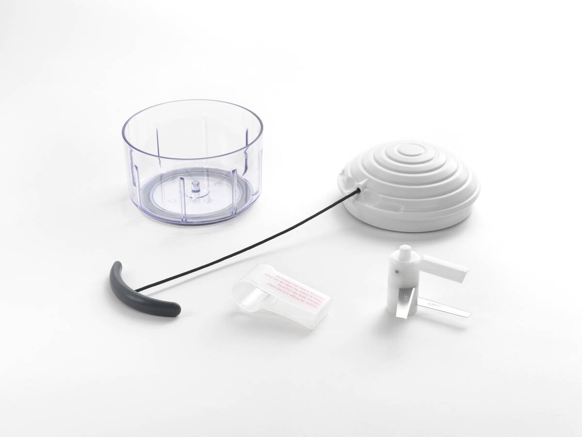 Metaltex Zerkleinerer weiß transparent Kunststoff B/H/T: ca. 13,8x11,4x13,3 cm