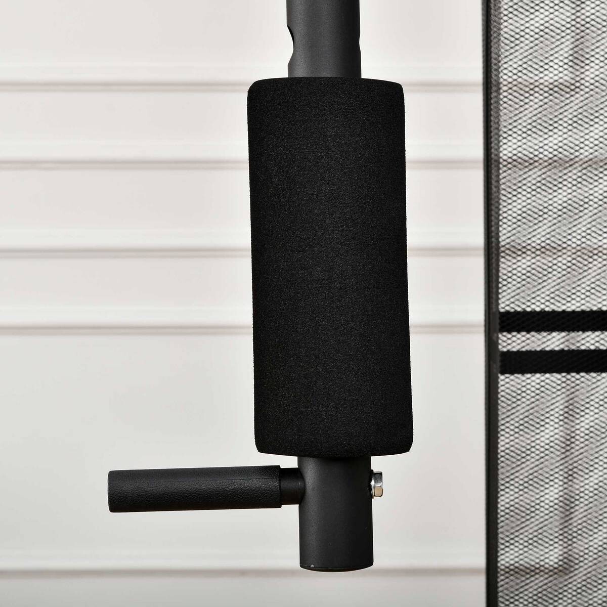 HOMCOM Kraftstation schwarz Metall B/H/L: ca. 110x210x150 cm