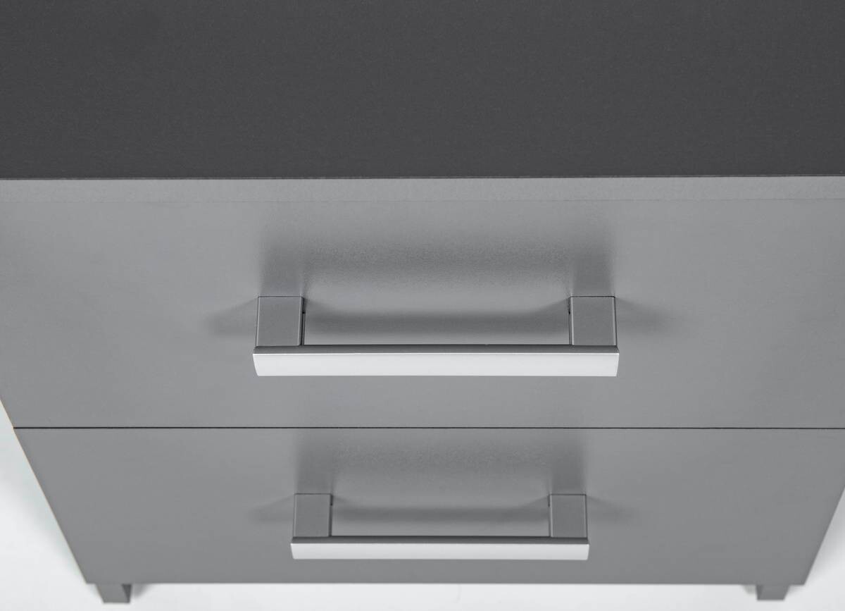 Kommode Elenzio Grafitgrau Optik B/H/T: ca. 41,2x50,8x40 cm