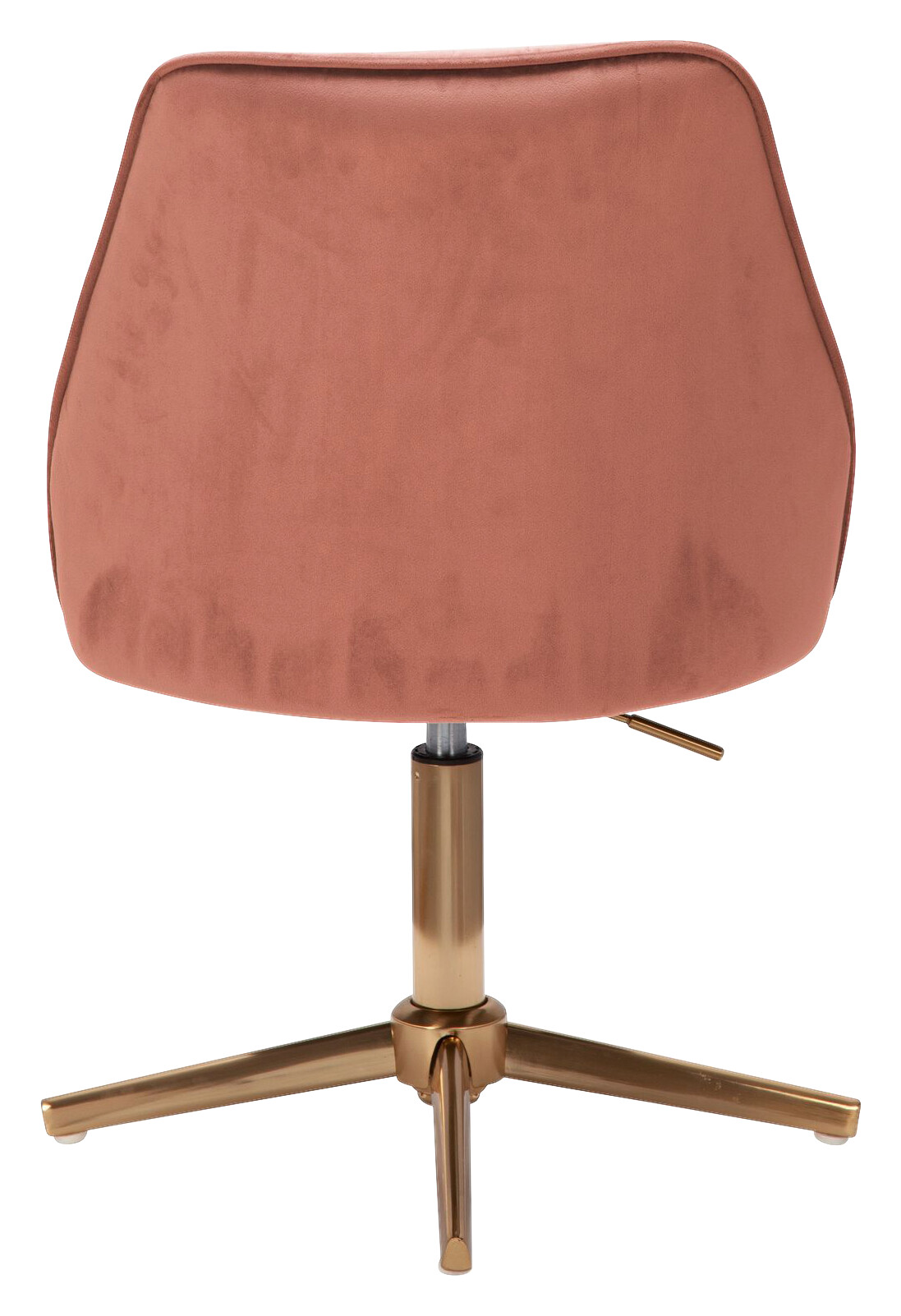 Drehstuhl rosa gold Stoff Eisen