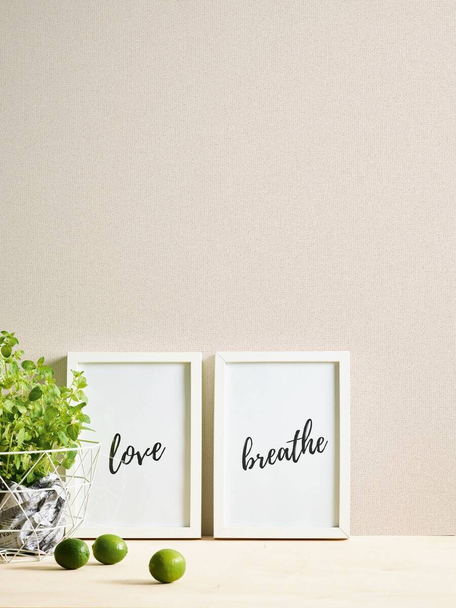 A.S.Creation Vliestapete Attractive 2 Uni creme B/L: ca. 53x1005 cm