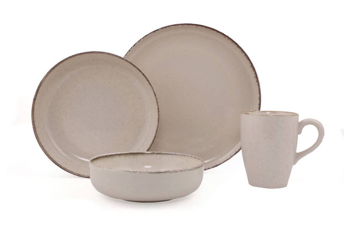 HermiaConcept Tafelservice Dirk creme Porzellan 16 tlg.