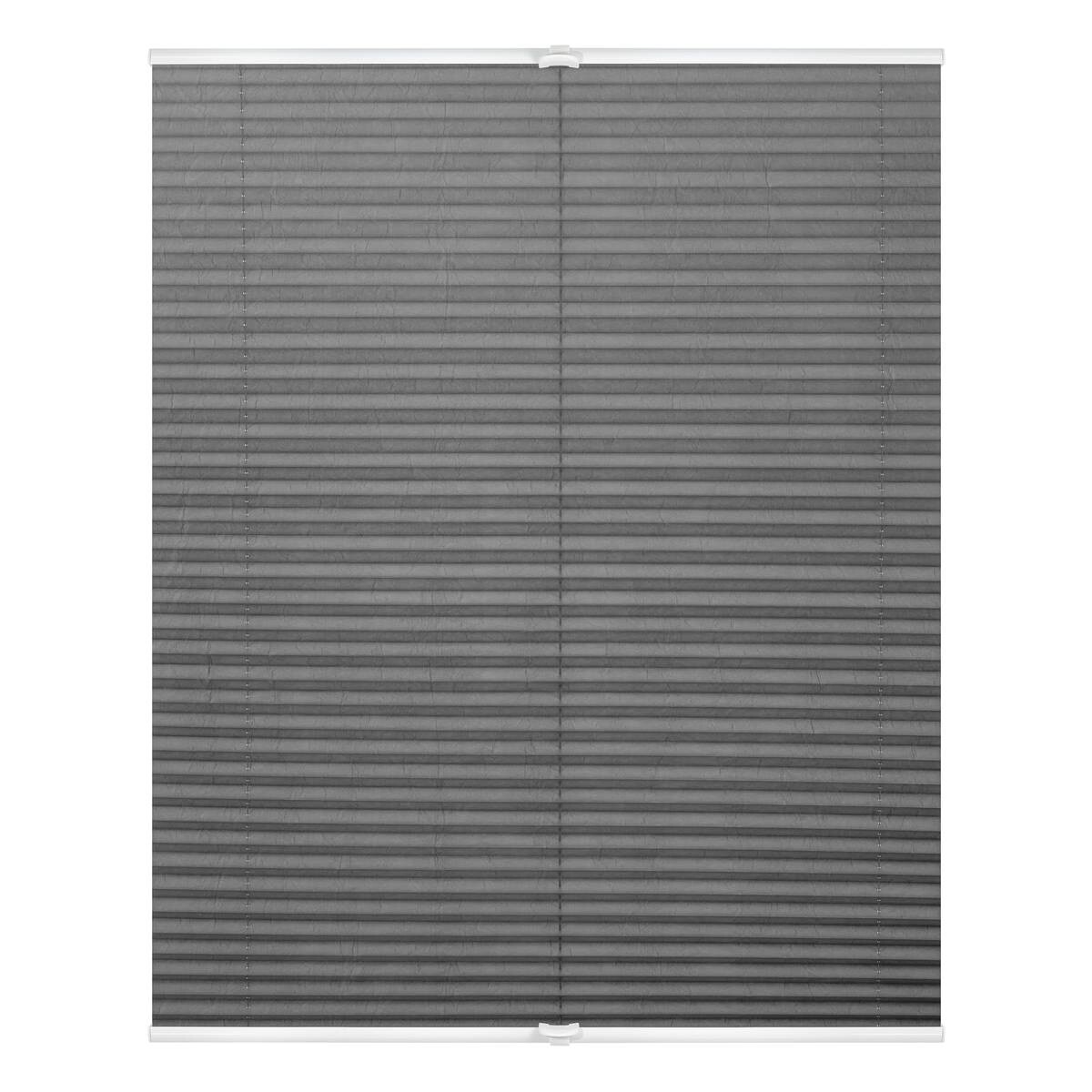 LICHTBLICK Spannplissee hellgrau B/L: ca. 70x130 cm