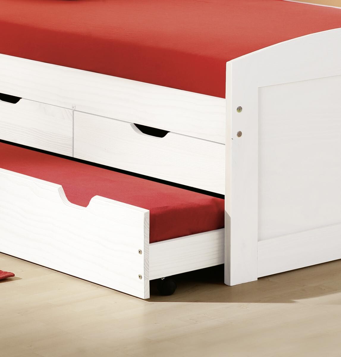 Funktionsbett Ulli weiß Liegefläche B/L: ca. 90x190 cm