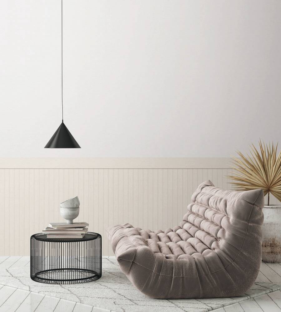 Vliestapete Holzoptik weiß B/L: ca. 106x5000 cm