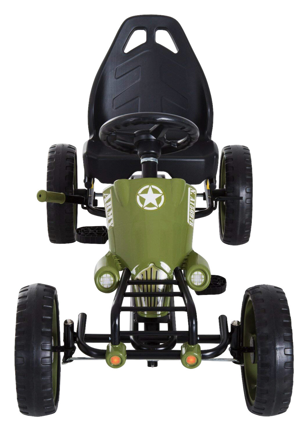 HOMCOM Go Kart schwarz B/H/L: ca. 54x61x105 cm