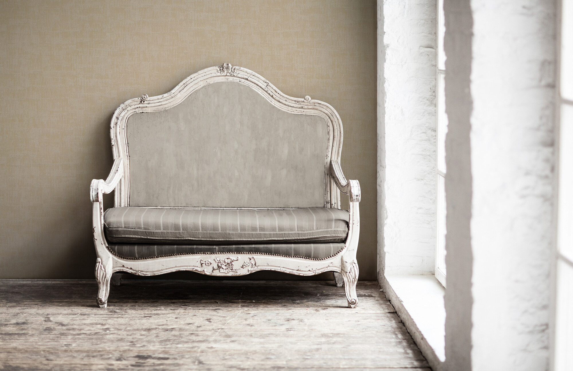 A.S.Creation Vliestapete taupe beige B/H/D: ca. 53x1005x8,8 cm