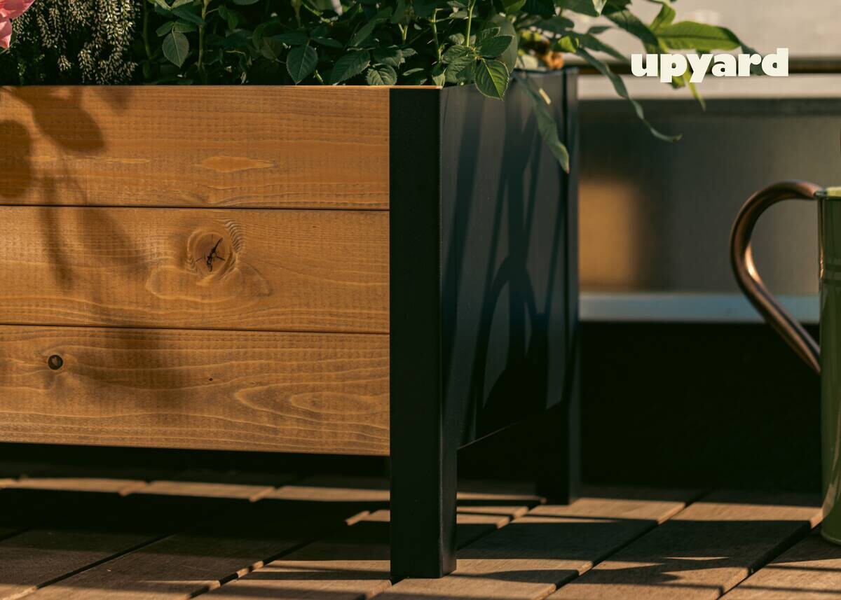 UPYARD Hochbeet MODERN braun Holz B/H/L: ca. 36x32x36 cm