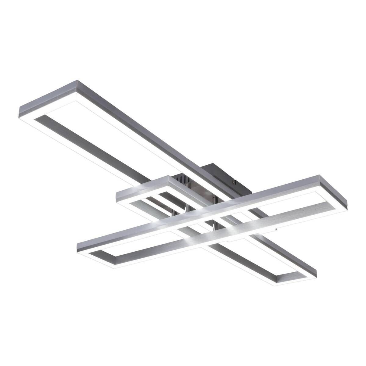 Näve Leuchten Deckenleuchte 1403060 Alu Kunststoff Metall B/H/T: ca. 60x11x95 cm null 6 Brennstellen