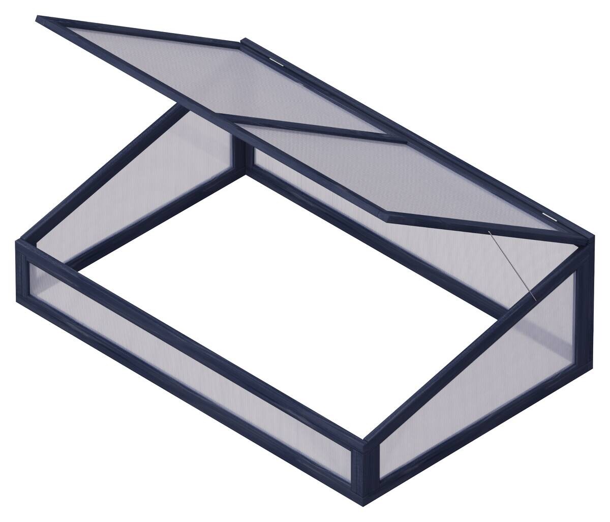 UPYARD Frühbeet ACCESSORIES schwarz Holz B/H/L: ca. 80x40x120 cm