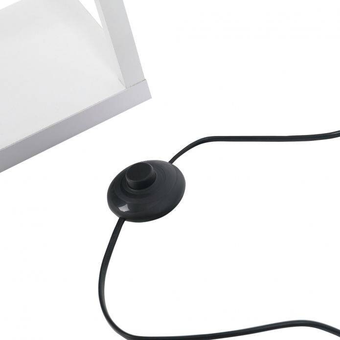 HOMCOM Stehleuchte 833-623V90WT 833-623V90WT weiß Acryl Kunststoff B/H/L: ca. 26x160x26 cm E27 1 Brennstellen