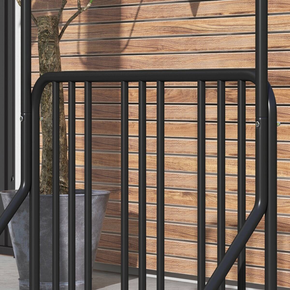 DURHAND Fahrrad-Zubehör schwarz schwarz B/H/L: ca. 92x102x130 cm