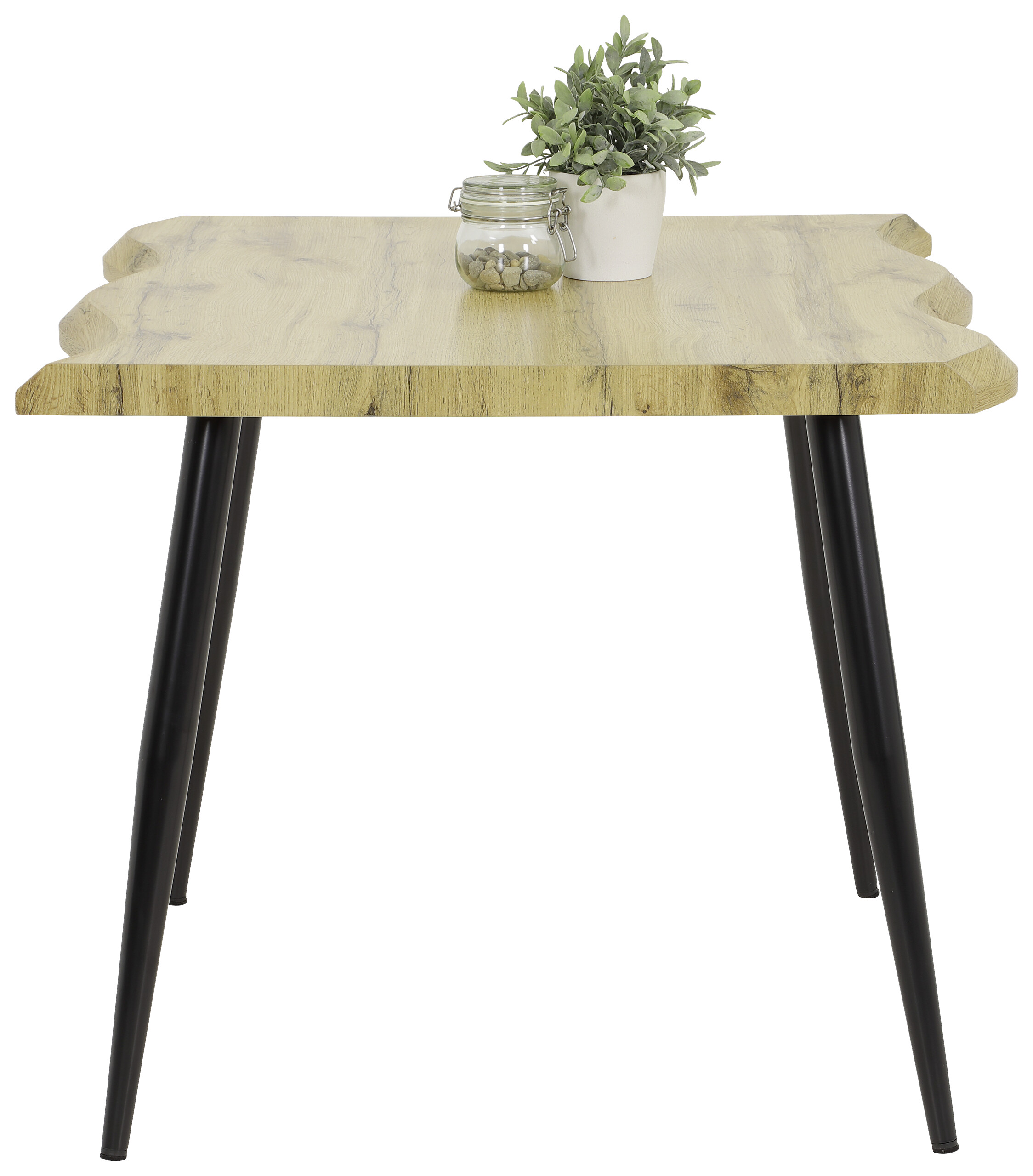 Esstisch Gabi Eiche Wildeiche Nachbildung B/H/T: ca. 90x76x90 cm