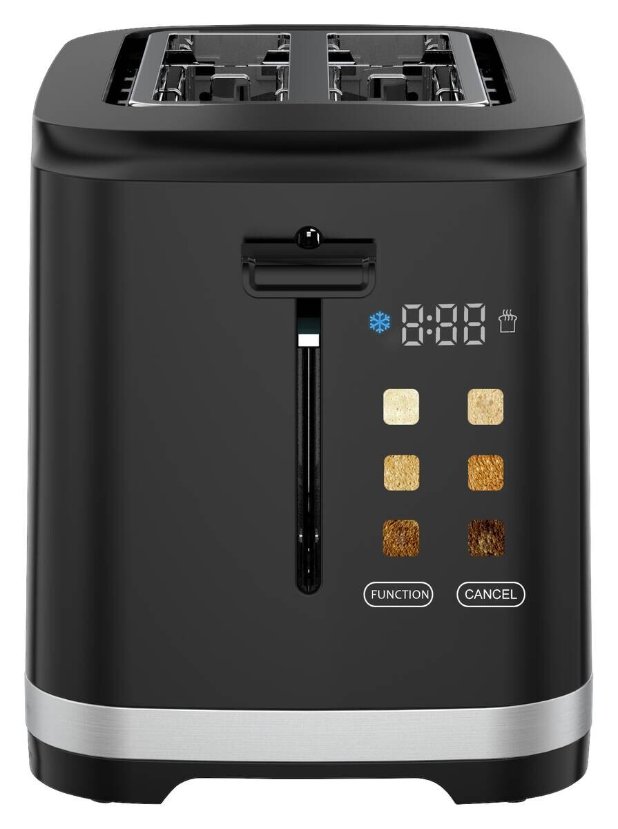 Emerio Toastautomat TO-133740.1 schwarz Kunststoff Metall B/H/L: ca. 17x17x26 cm