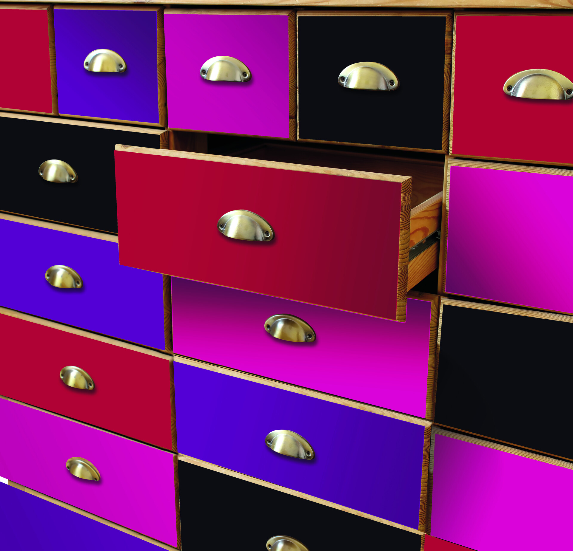 d-c-fix Dekofolie Uni Lack schwarz B/L: ca. 67,5x200 cm