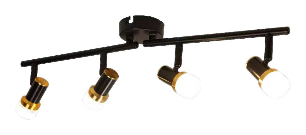 POCOline LED-Spot Giulia schwarz Kupfer B/H/L: ca. 12x8x56 cm 4 Brennstellen