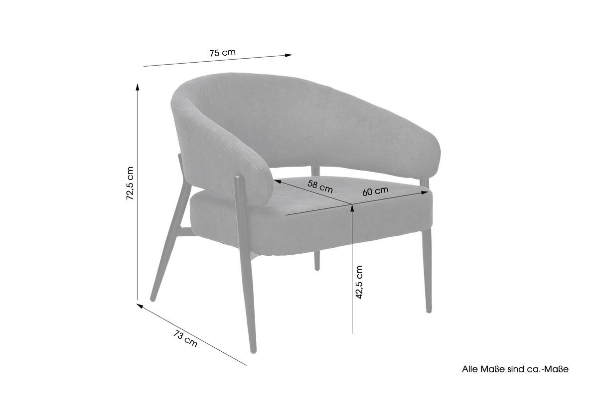 byLIVING Sessel JOHN